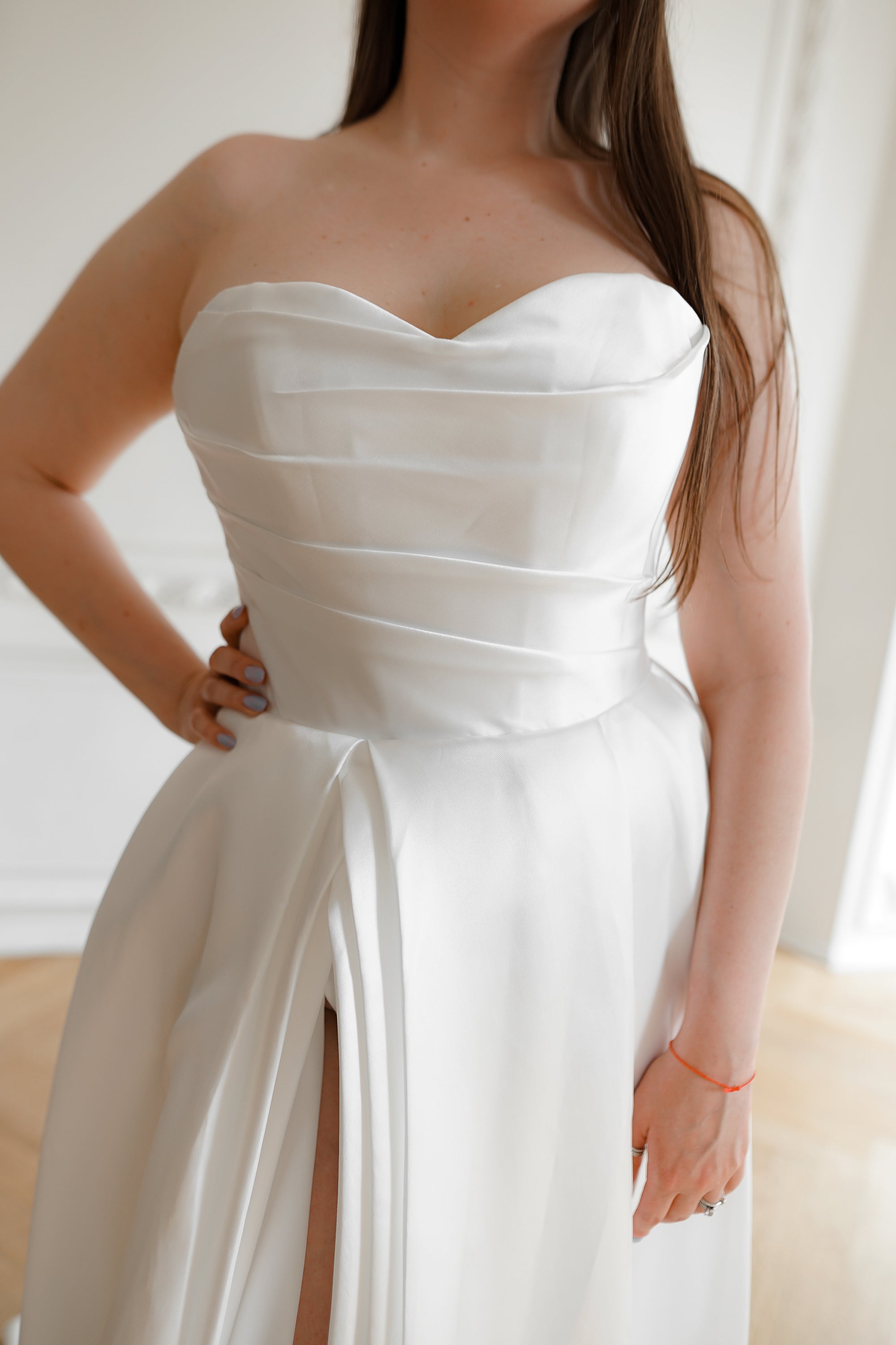 Elegant Plus Size Mikado Wedding Dress Chloe – Perfect for Bridal Gowns, Formal Occasions & Special Events