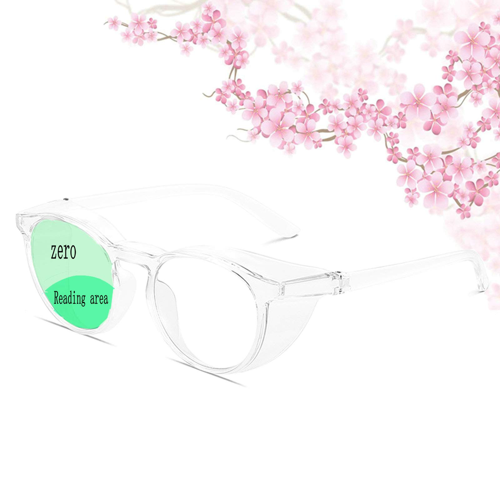 2 Pack Bifocal Reading Glasses with Blue Light Blocking & UV Protection - Anti-Glare Safety Glasses for Men and Women - Perfect for Computer Work, Reading & Outdoor Activities