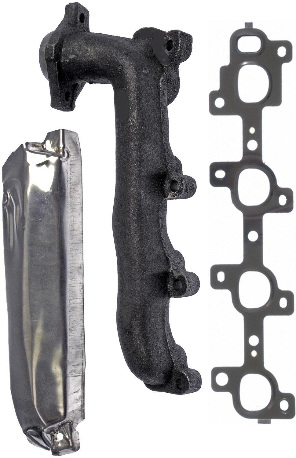APDTY 785019 Cast Iron Exhaust Manifold with Gaskets & Hardware - Replacement for 53030933AB - Perfect for Dodge Ram 1500 2500 3500 5.7L Hemi Engine Repair & Performance Upgrade