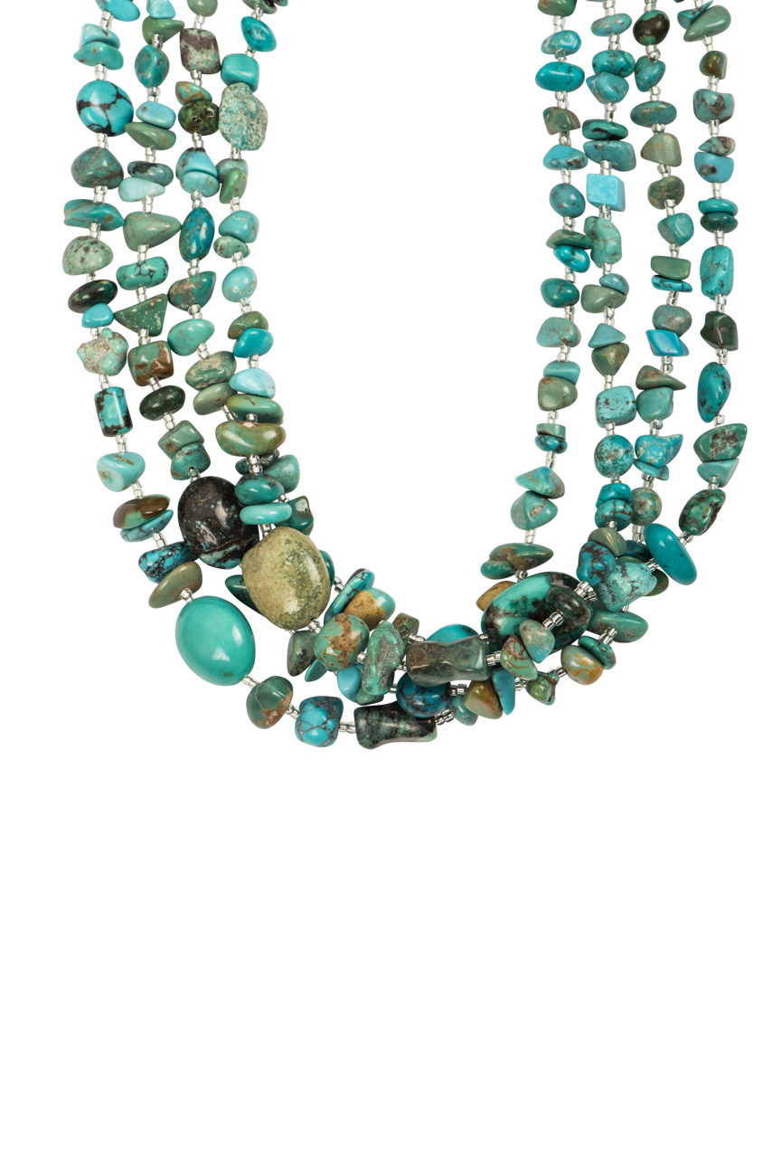 Paige Wallace Mixed Stone Necklace for Women - Elegant Beaded Gemstone Jewelry for Everyday Wear, Gift Giving & Special Occasions