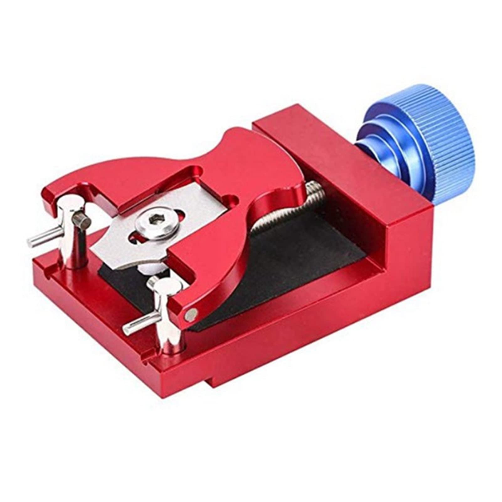 TOPOB Professional Watch Repair Tool Kit - Case Back Opener, Bezel Ring Remover & Snap-Back Pry Tool for Watchmakers (Red) | Perfect for Watch Battery Replacement & Watchband Adjustments