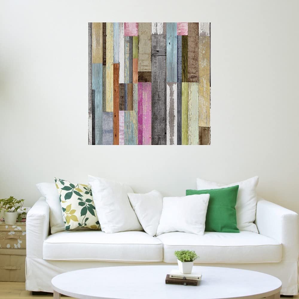 Along the Grain II by Paul Duncan - Premium Fine Art Canvas Wall Decor for Living Room, Bedroom, Office & More - Ready to Hang 22x22 Inch - Modern Home & Office Decoration