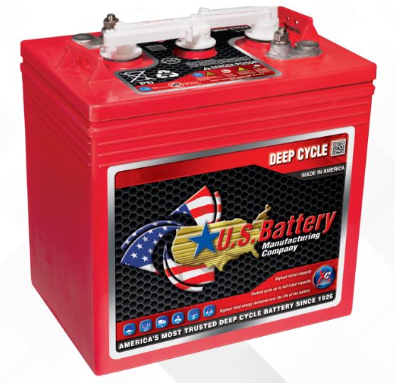 US2000XC2 Deep Cycle Battery 6V 220Ah - Marine, RV, Solar Power & Off-Grid Energy Storage - Durable Flooded Lead Acid Battery for Boats, Campers & Renewable Energy Systems