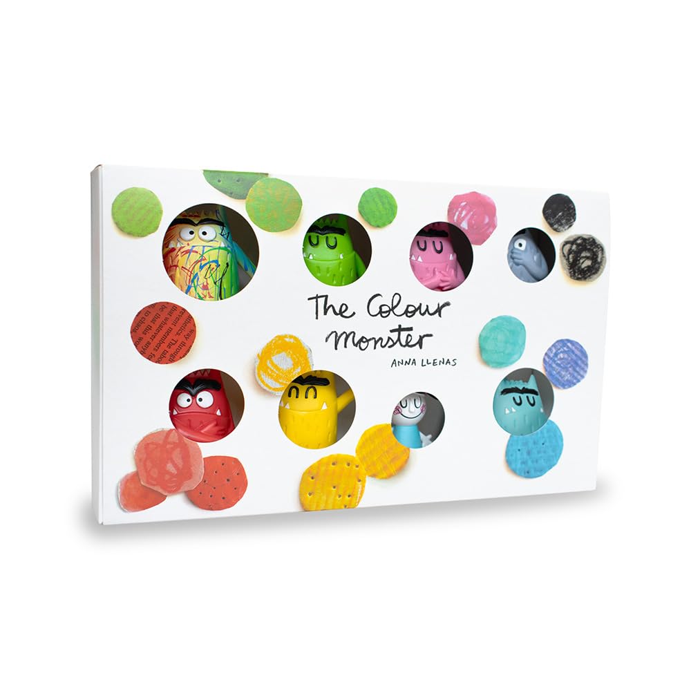 The Colour Monster Figurines Collection - Cute Emotional Learning Toys for Kids, Perfect for Play Therapy, Classroom Decor, and Gift Giving