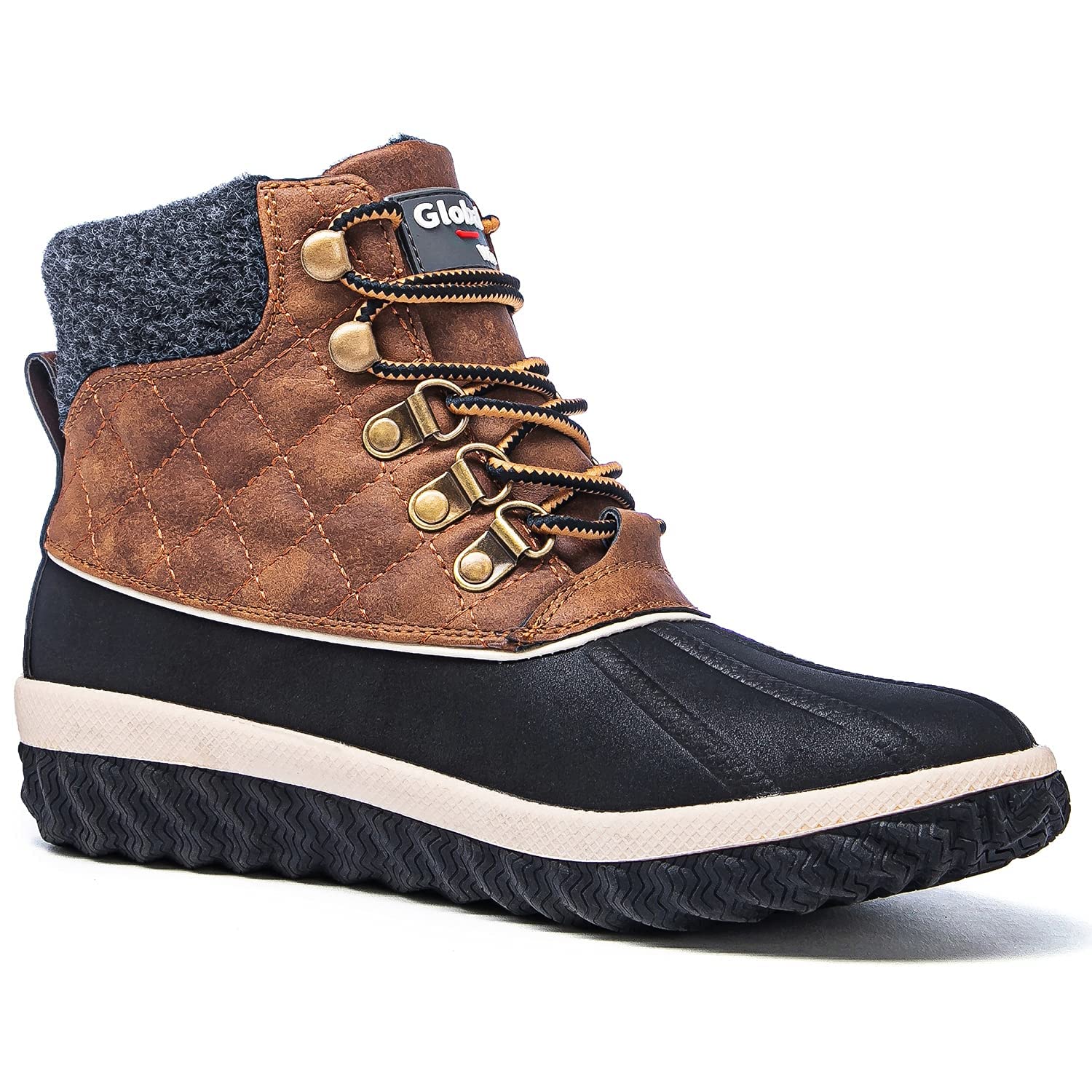 GLOBALWIN Women's Winter Ankle Boots - Waterproof Snow Boots for Women, Warm Fur Lined Slip Resistant Shoes - Perfect for Snowy Weather, Outdoor Hiking & Winter Fashion