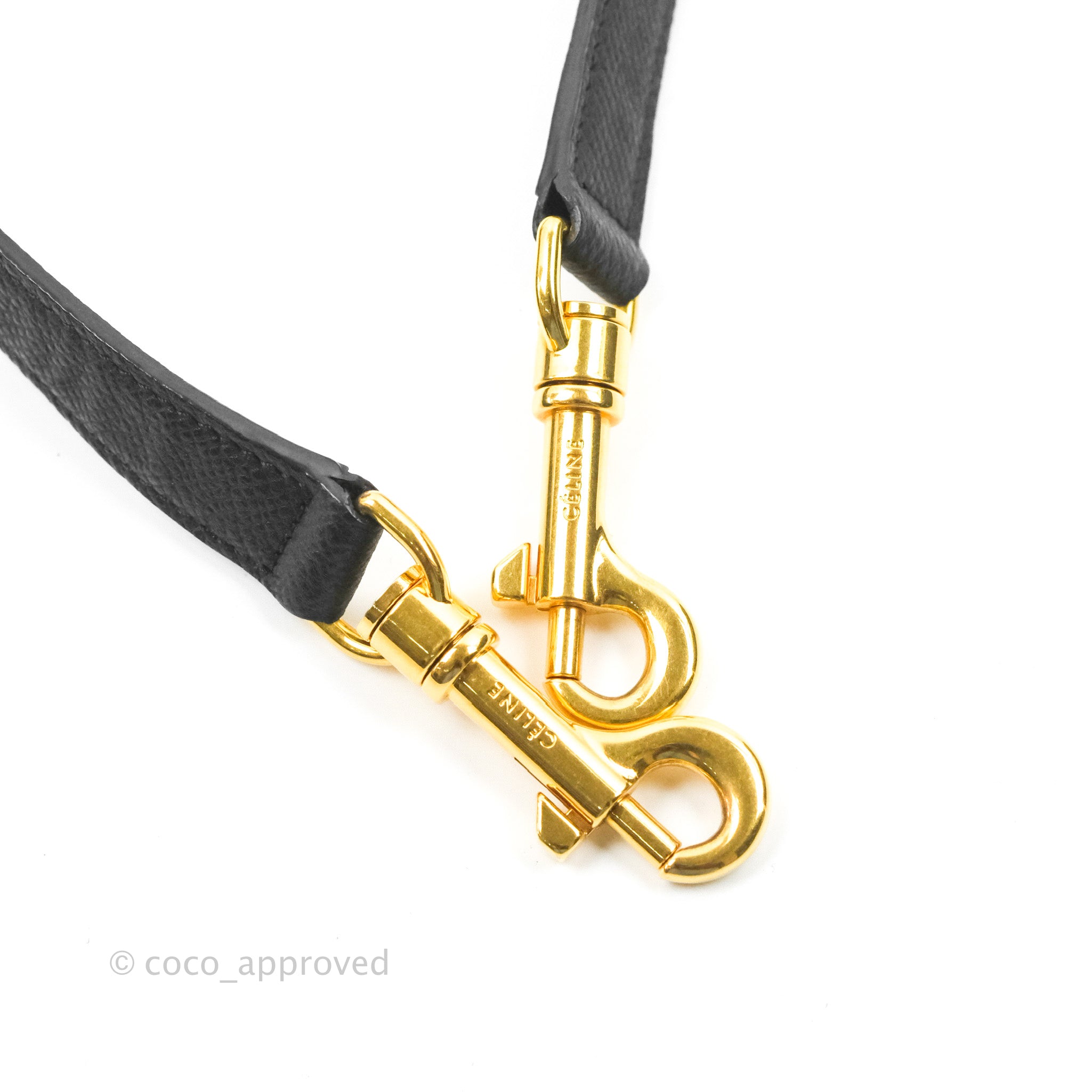 Celine Mini Belt Bag in Black Grained Calfskin with Gold Hardware - Perfect for Everyday Use, Travel & Fashion Accessories
