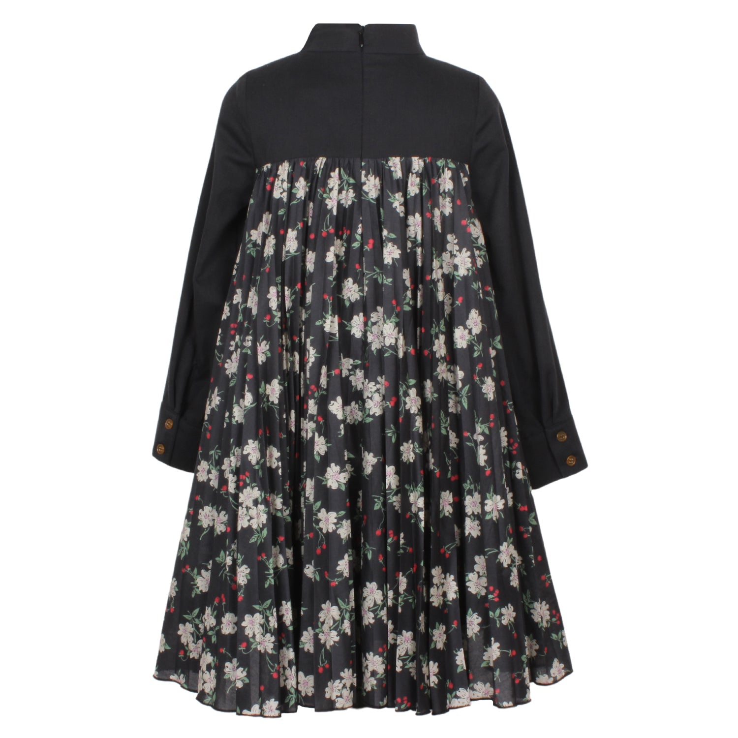 Jessie and James Pleated Jersey Top Cherry Blossom Dress - Flowy & Comfortable Women's Fashion for Spring & Summer Outfits, Date Nights & Office Wear