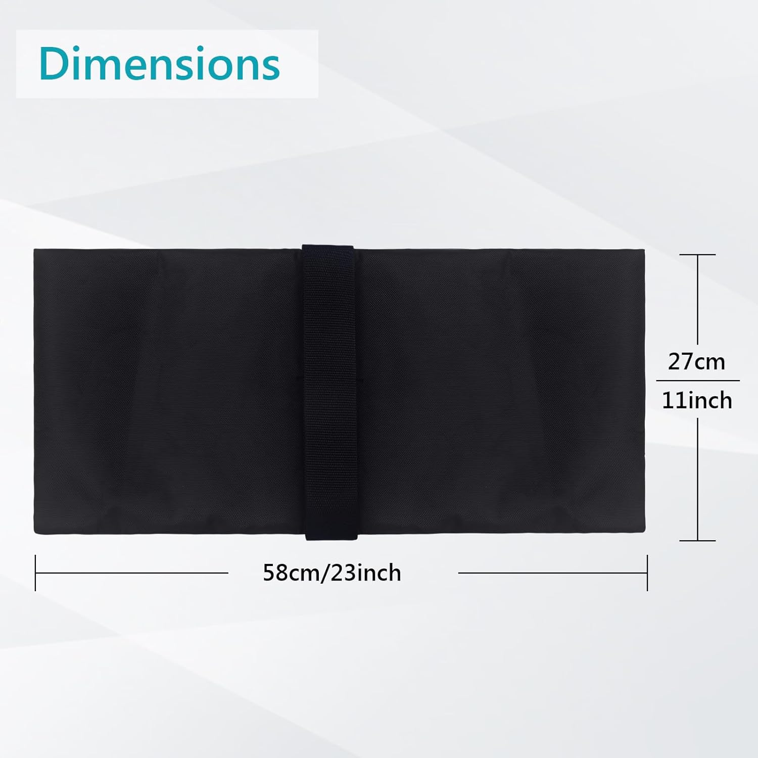 ABCCANOPY 4-Pack Black Sandbag Weights for Photography & Video Stands - Secure Equipment Outdoors & in Studios