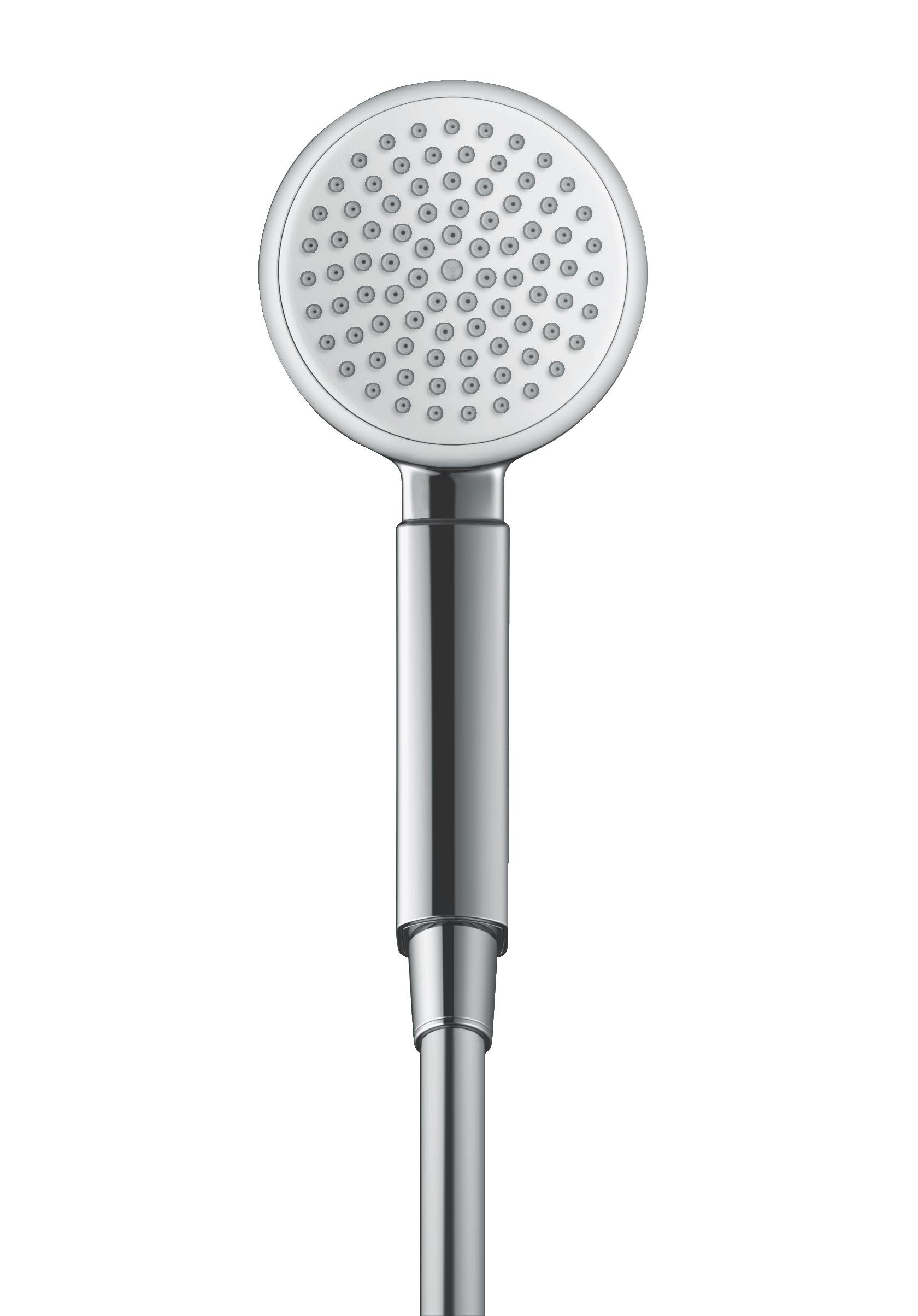 Hansgrohe Crometta 100 Shower Holder Set with 1-Jet Shower Head & 125 cm Hose - Perfect for Bathroom Renovation & Modern Home Spa Experience