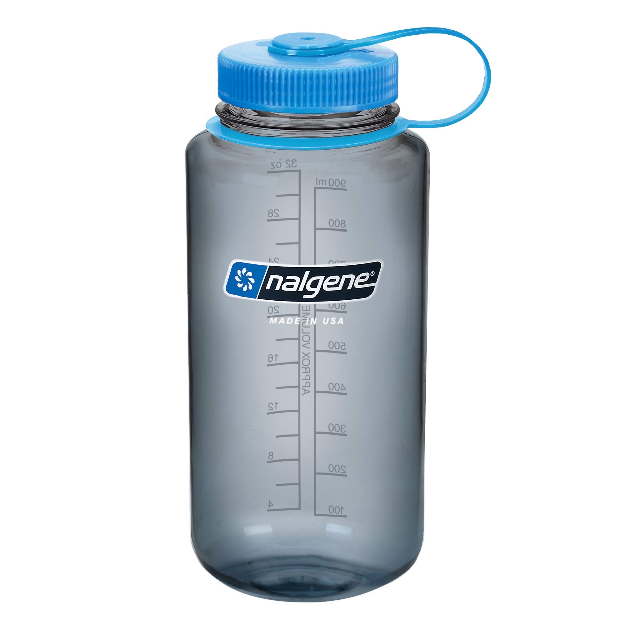 Nalgene Wide Mouth Water Bottle - BPA Free, 32oz Leak Proof Tritan Plastic Water Bottle for Hiking, Gym, Camping & Outdoor Activities
