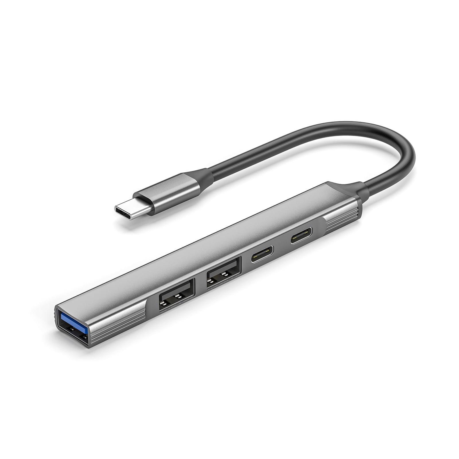 BEIDUOYANG 5-in-1 USB C Hub with 60W PD Charging, USB 3.0/2.0 Ports - Multi-Port Adapter for MacBook Pro/Air, iPad Pro, Chromebook & More - Perfect for Home Office, Travel & Work from Anywhere