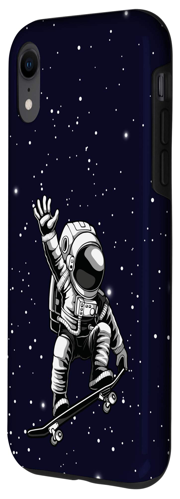 iPhone XR Case - Astronaut Skateboard Design - Perfect Gift for Skating & Space Lovers - Durable Phone Cover for Everyday Use & Extreme Sports