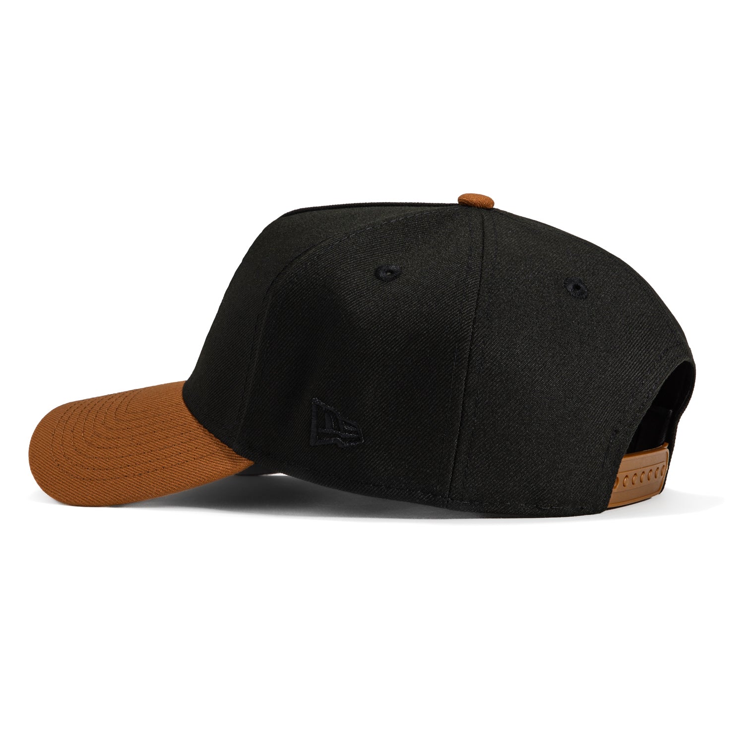 New Era 9Forty A-Frame San Francisco Giants 25th Anniversary Patch Snapback Adjustable Baseball Cap - Black & Brown - Perfect for Baseball Games, Fan Collections and Streetwear Fashion