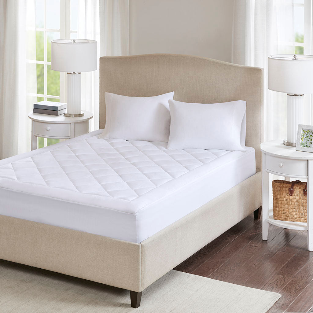 Waterproof Mattress Protector with Deep Pockets - Queen Size, Hypoallergenic & Breathable - Ideal for Bedwetting, Spills & Allergies (Fits Mattress Up to 18