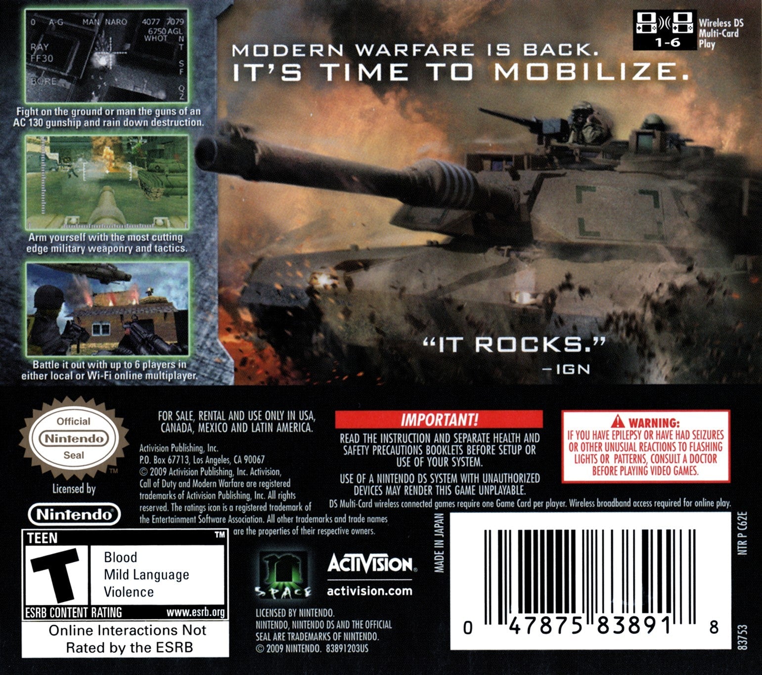 Call of Duty: Modern Warfare Mobilized - Best FPS Game for PC & Console - Perfect for Action-Packed Gaming & Multiplayer Battles