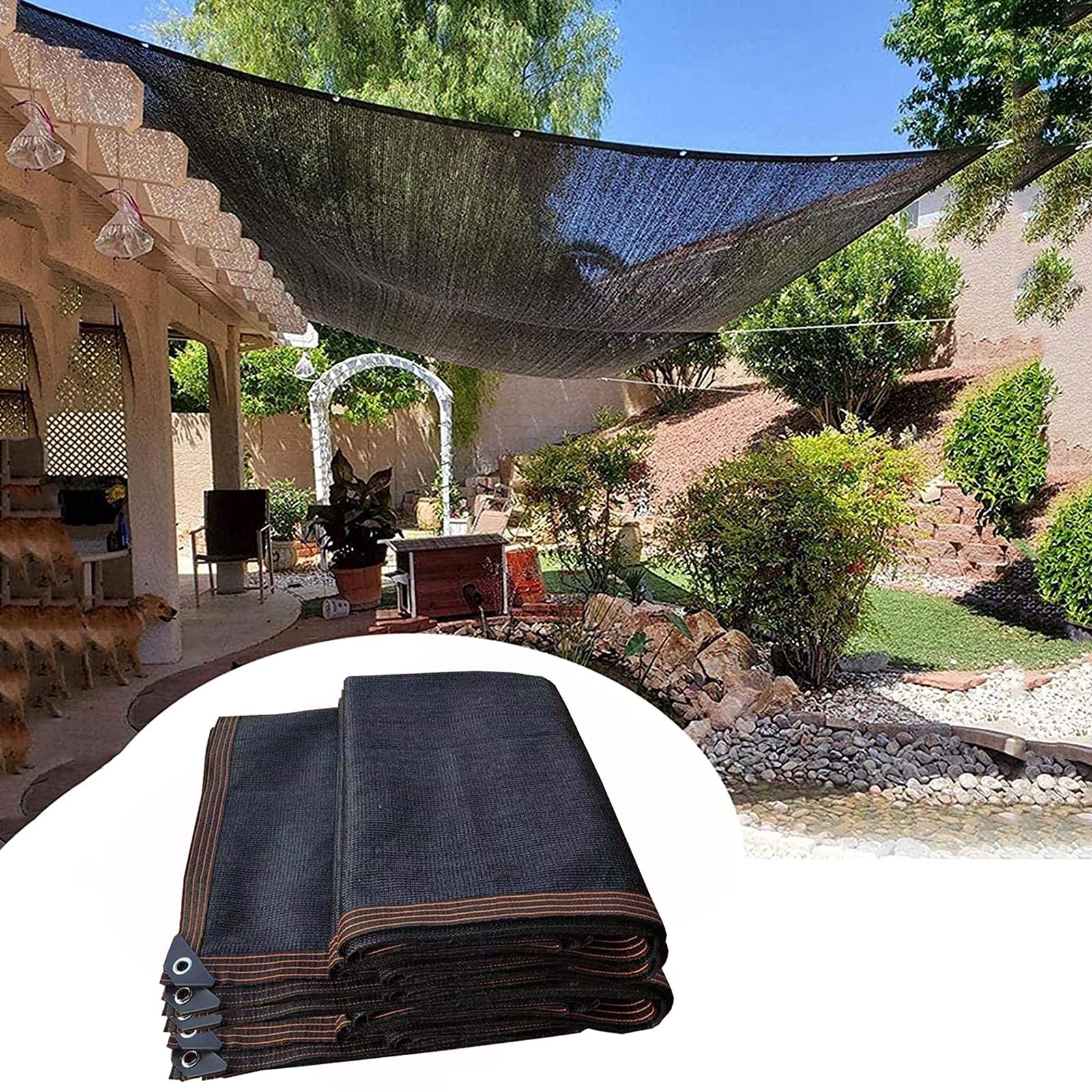 20x26ft Sun Shade Netting with Grommets - UV Resistant Garden Shade Cloth for Greenhouse, Plants, Flowers | Outdoor Patio Cover, Pet Kennel Shade Screen, Backyard Sun Protection