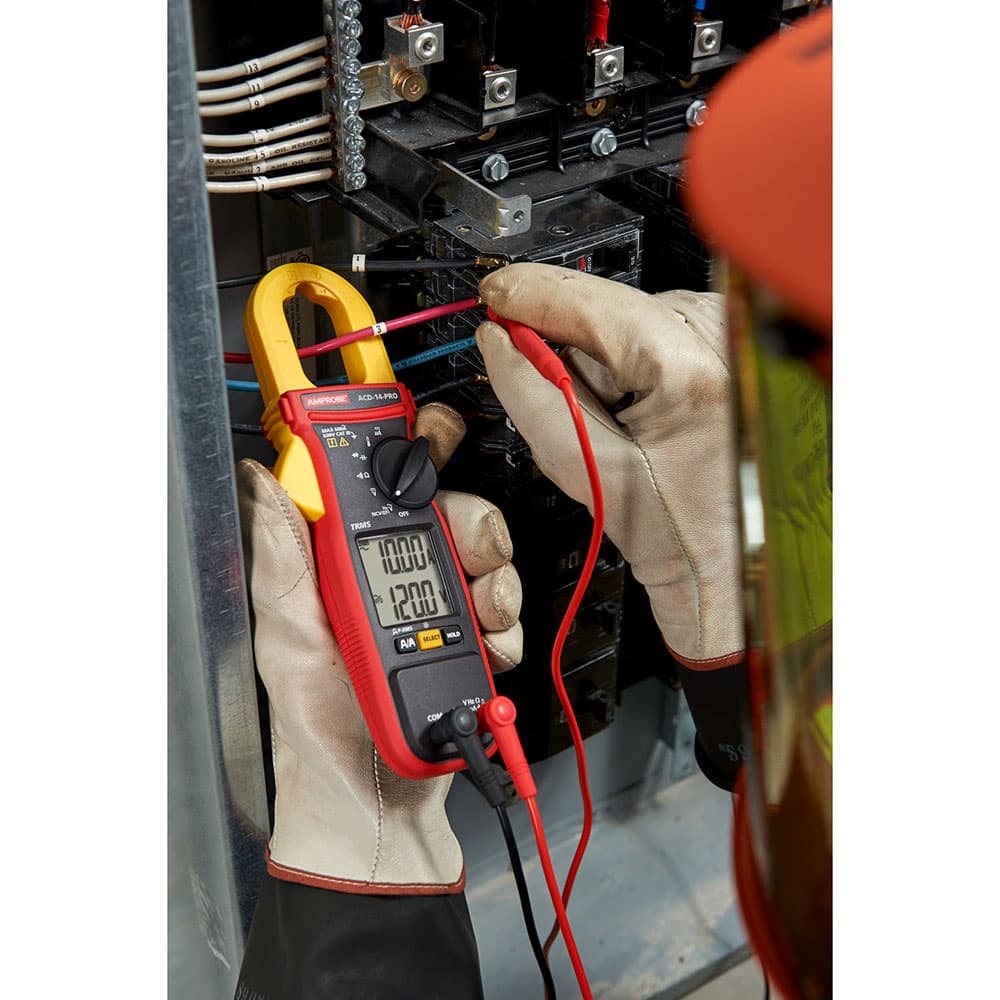 Amprobe 4718977 ACD 14 PRO 600V/600A TRMS Dual Display Autoranging HVAC Clamp Meter - Professional Electrical Tester for HVAC, Electricians & Home Use