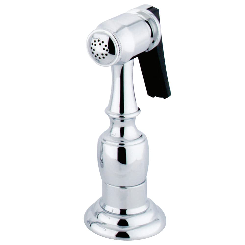 Kingston Brass KBSPR1 Polished Chrome Kitchen Faucet Sprayer with Hose - Perfect for Modern Home Kitchens & Commercial Use