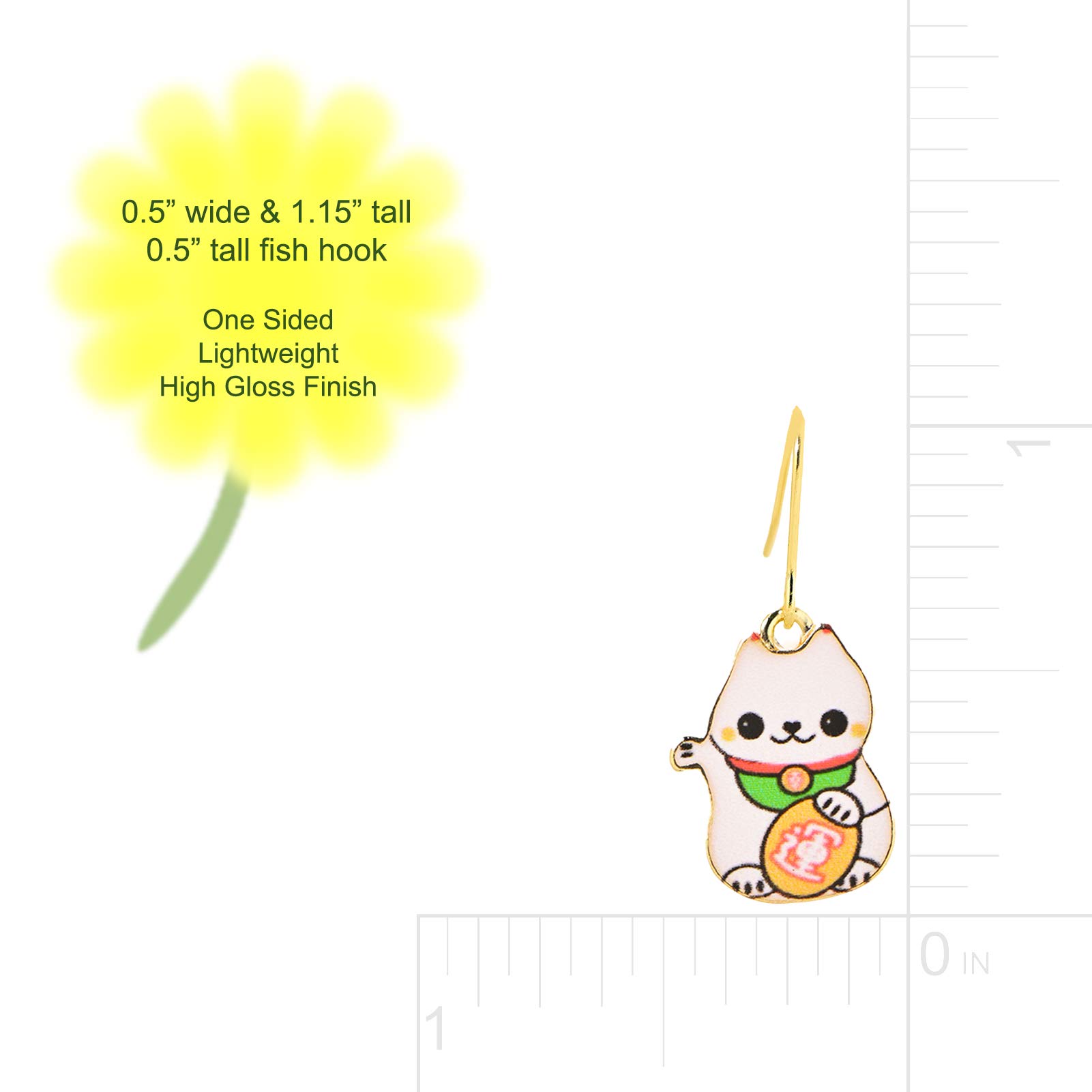 Spinningdaisy Cat Mom Earrings - Gift for Cat Lovers | Perfect for Pet Owners