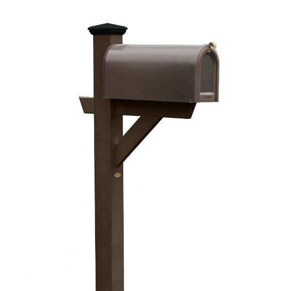 Durable Outdoor Hazleton Mailbox Post - Heavy Duty Steel Mailbox Stand with Anti-Rust Coating for Residential & Commercial Use - Perfect for Driveway, Garden, and Front Yard Installation