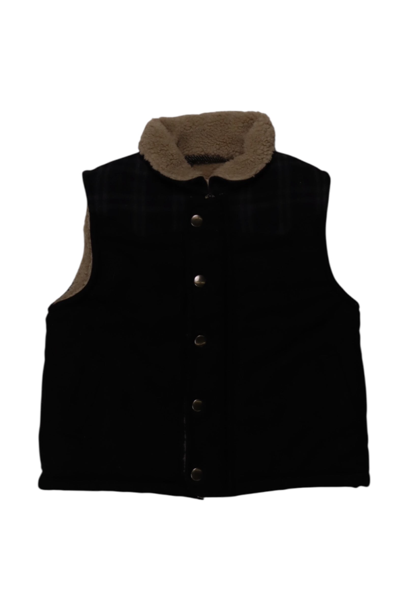 Arsène Et Les Pipelettes Shearling Lined Vest for Kids - Warm Winter Fleece Vest Size 5T - Cozy Outerwear for Toddler Boys & Girls - Perfect for Outdoor Play & School Days