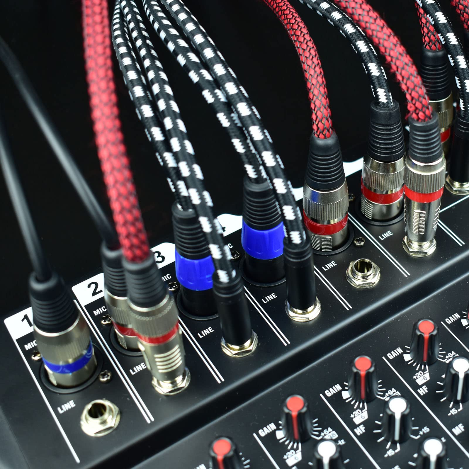 Premium XLR Y Splitter Cable - 2 Female to 1 Male, 5ft Balanced Audio Breakout Cable with Nylon Braid - Noise-Free for Mixers, Speakers & Microphones - Perfect for Live Performances, Studio Recording & DJ Setups