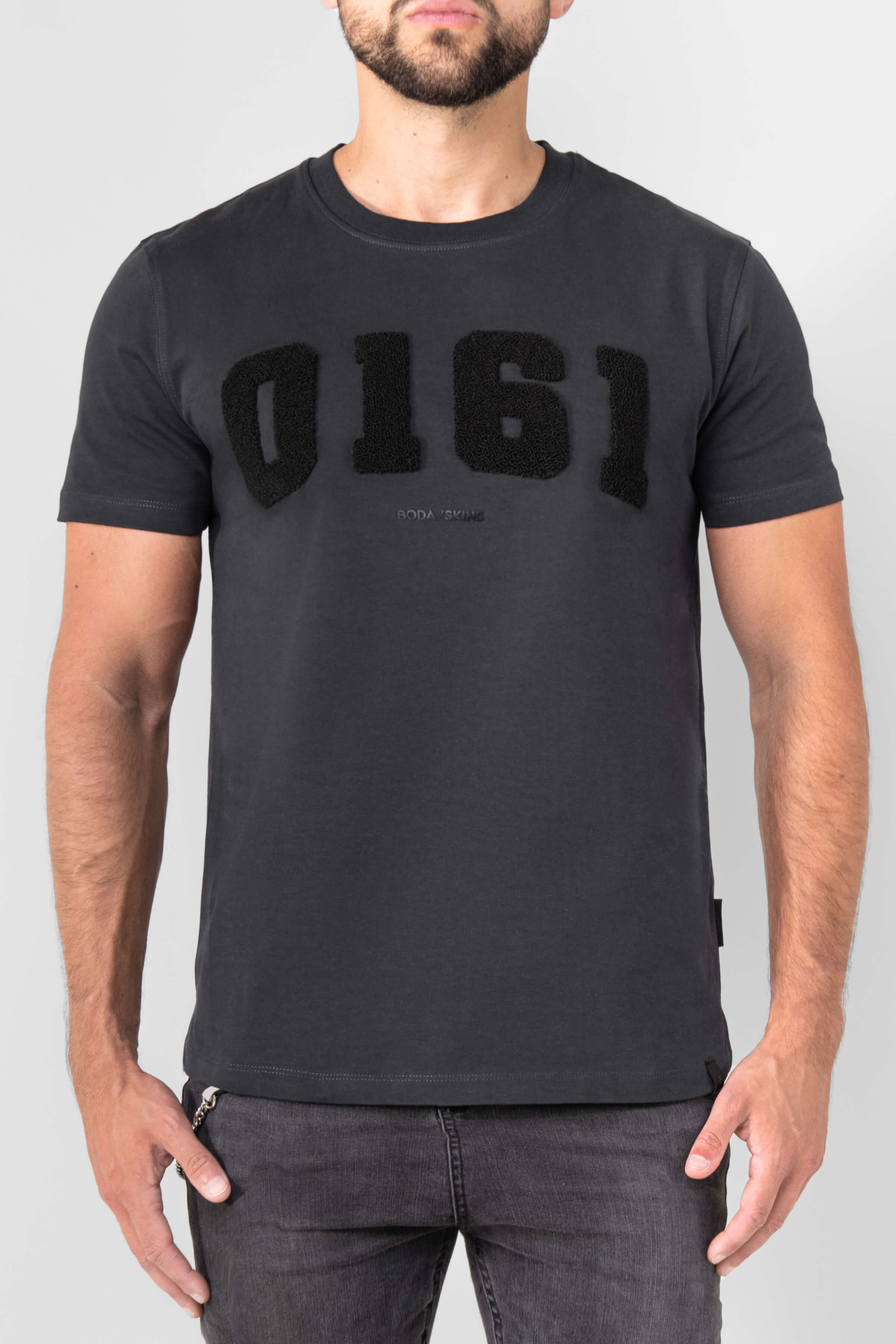 Manchester Tee - Soft Slate Cotton T-Shirt for Men & Women | Casual Comfort Wear for Everyday Outfits & Street Style