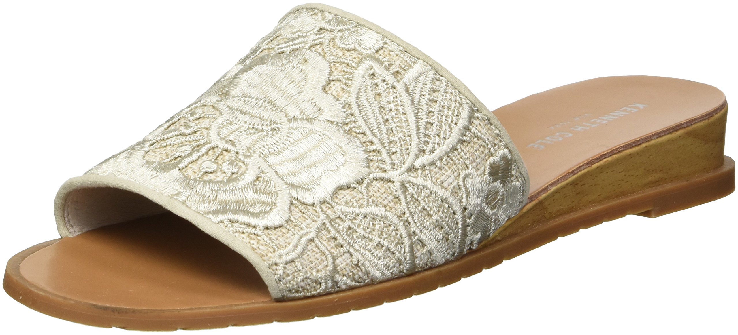 Kenneth Cole New York Women's Joanne Slide Sandal - Comfortable Crochet Design Summer Sandals for Beach, Pool & Casual Outings