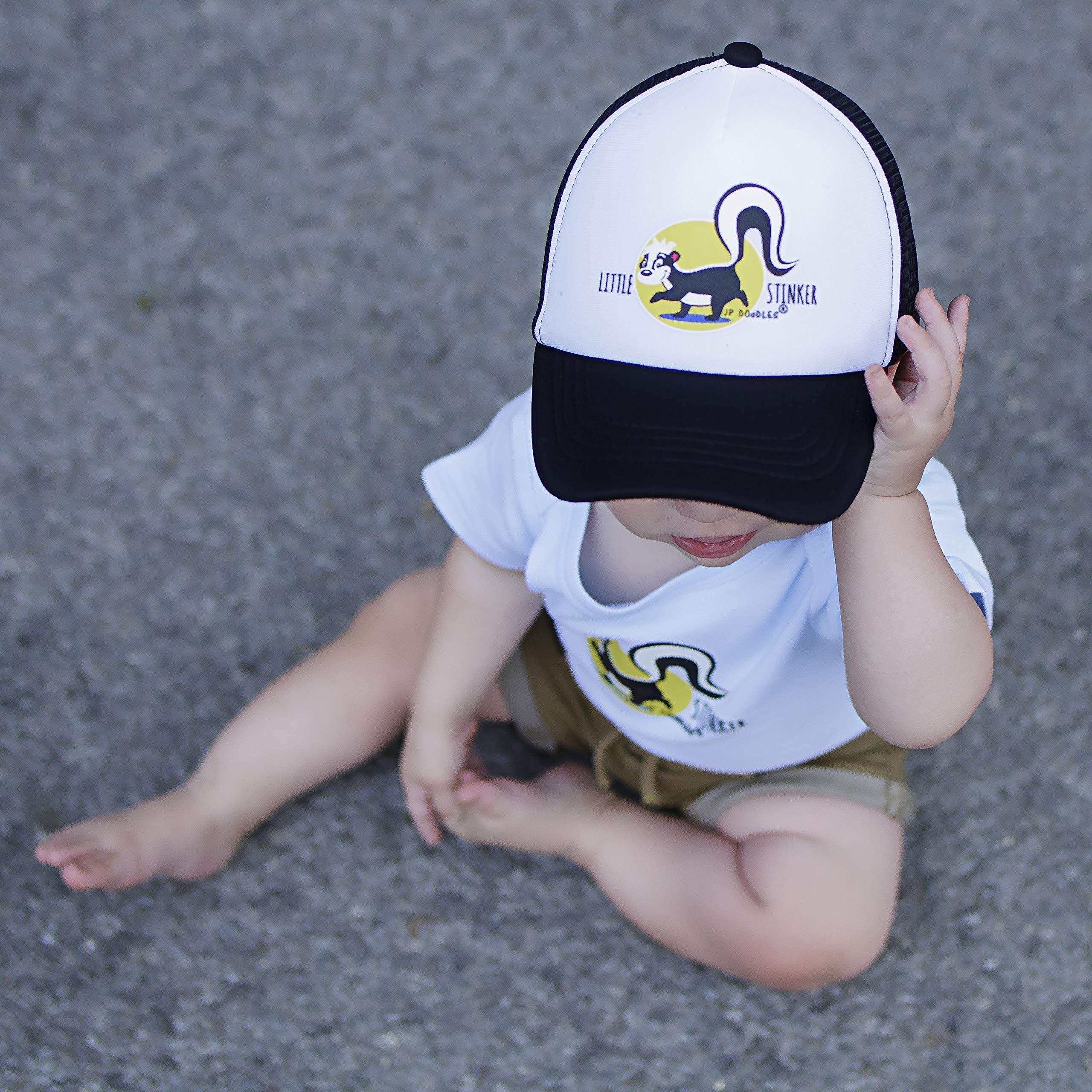 **Toddler Baseball Cap for Boys & Girls - Adjustable Baby Snapback Hat - Breathable Infant Summer Hat for Outdoor Play, Beach, and Sports**