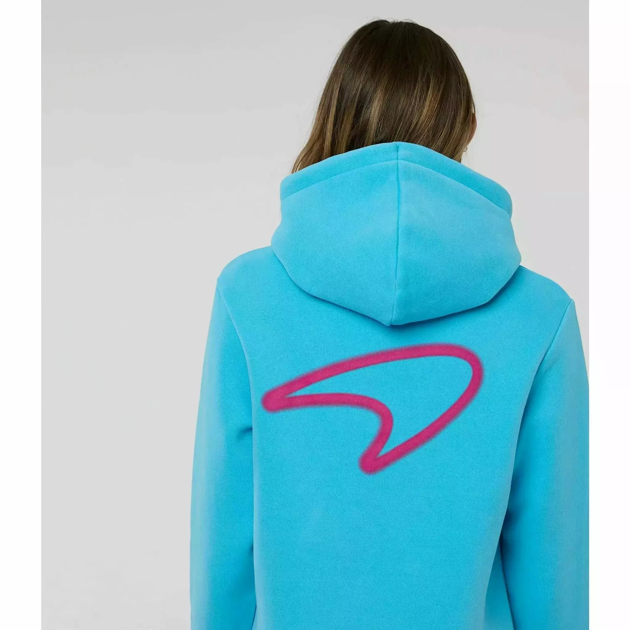 McLaren F1 Women's Miami Neon Graphic Hoodie - Stylish Racing-Inspired Pullover for Casual Wear & Street Fashion