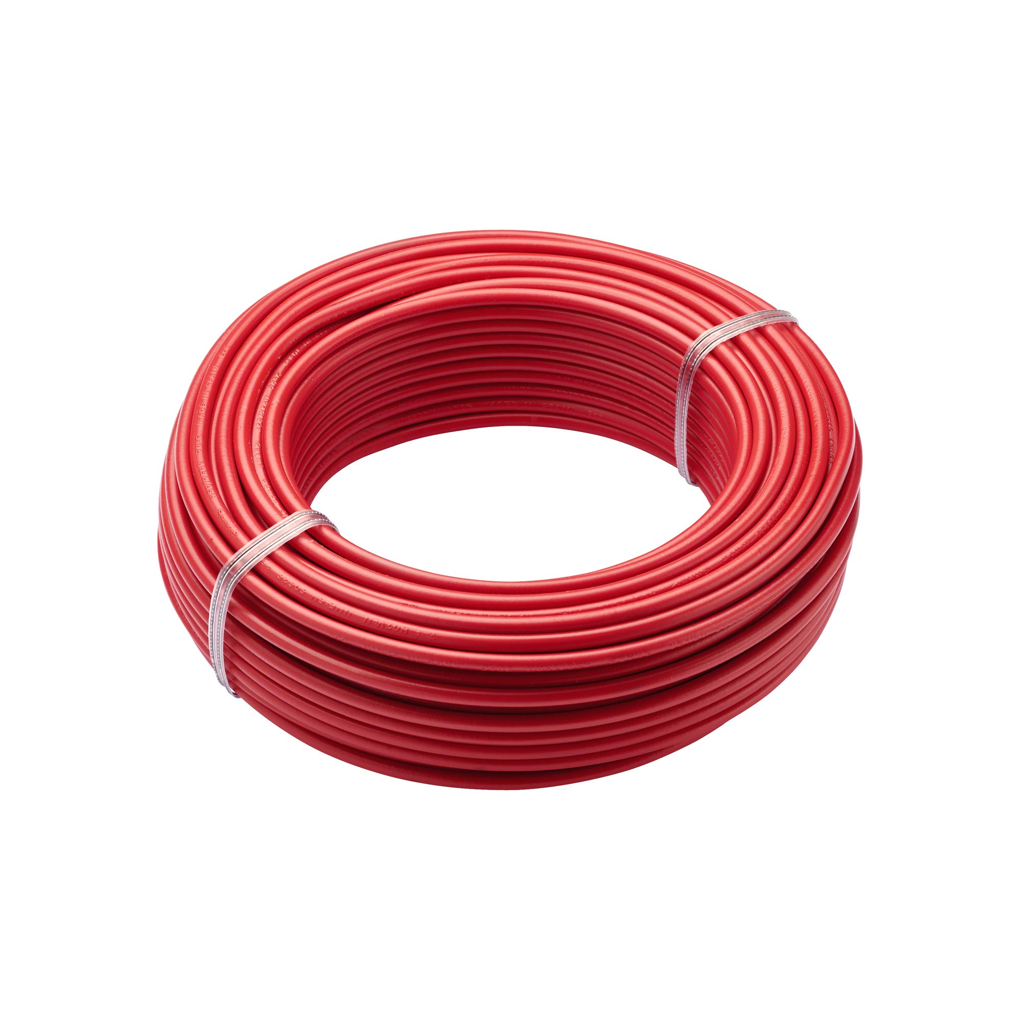 **10m HO7V-U 1.5mm² Red Electric Cable Reel - Heavy Duty Wire Spool for Outdoor & Industrial Use - Power Extension, Construction & DIY Projects**