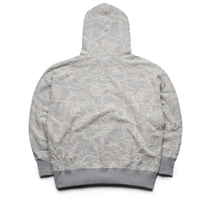 BAPE Line Camo Jacquard Pullover Hoodie for Men - Grey | Streetwear Fashion, Casual Wear & Urban Style | Perfect for Everyday Outfits and Street Style Looks