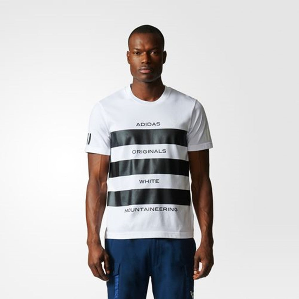 Adidas Originals x White Mountaineering Japan AOWM Tee - White BQ0972 | Stylish Streetwear & Casual Wear for Men