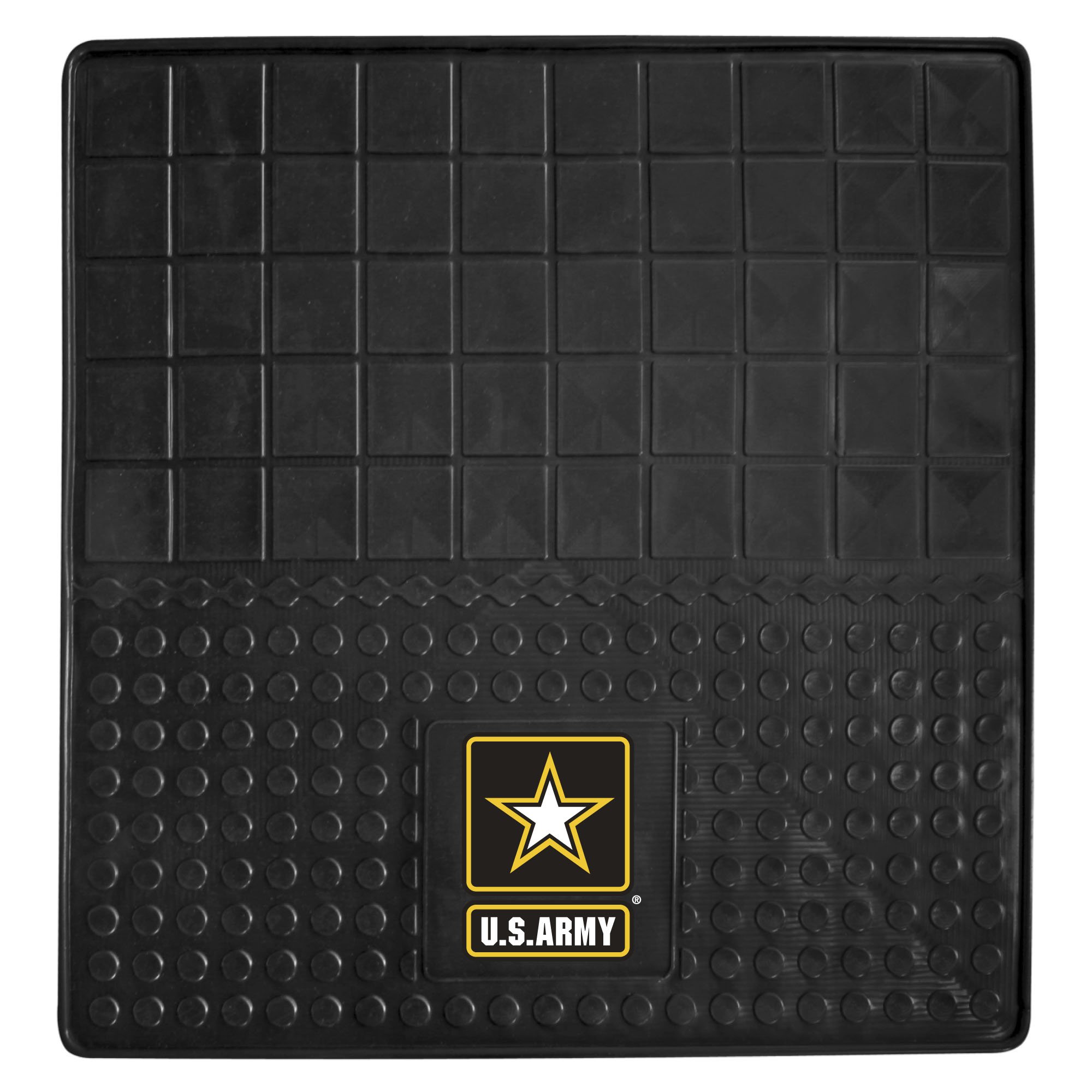 FANMATS Army Motorcycle Floor Mat - Non-Slip Rubber Backing, Durable Indoor/Outdoor Use - Perfect for Garage, Shed, or Workshop Decor