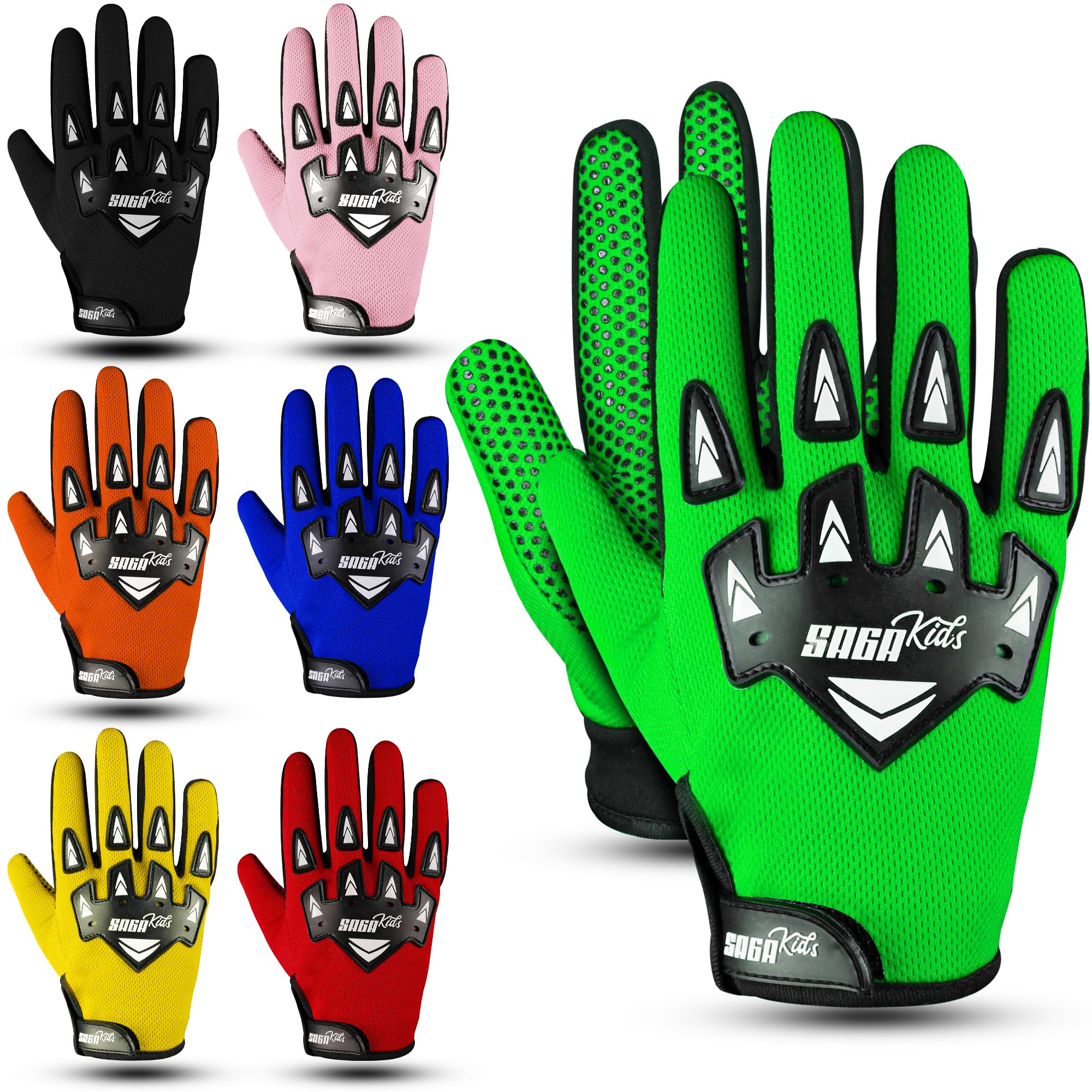 Premium Motocross Gloves for Dirt Bike & BMX Riding - Breathable Protective Motorcycle Gloves with Enhanced Grip - Ideal for Off-Road Racing, Trail Adventures & Extreme Sports