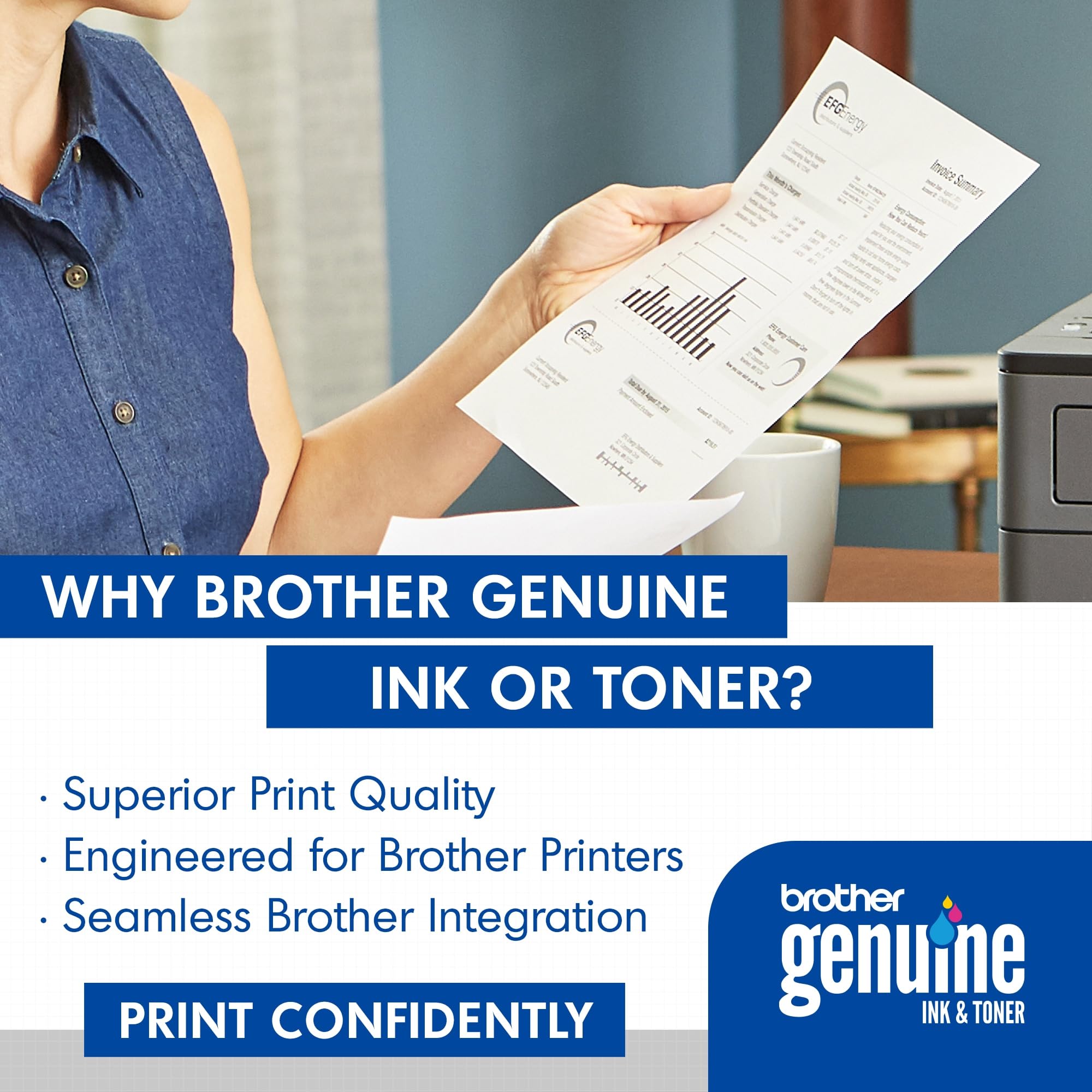 Brother TN850 High Yield Black Toner Cartridge - Genuine Replacement (Up to 8,000 Pages) | Compatible with Brother Printers | Ideal for Home Office & Small Business Printing Needs
