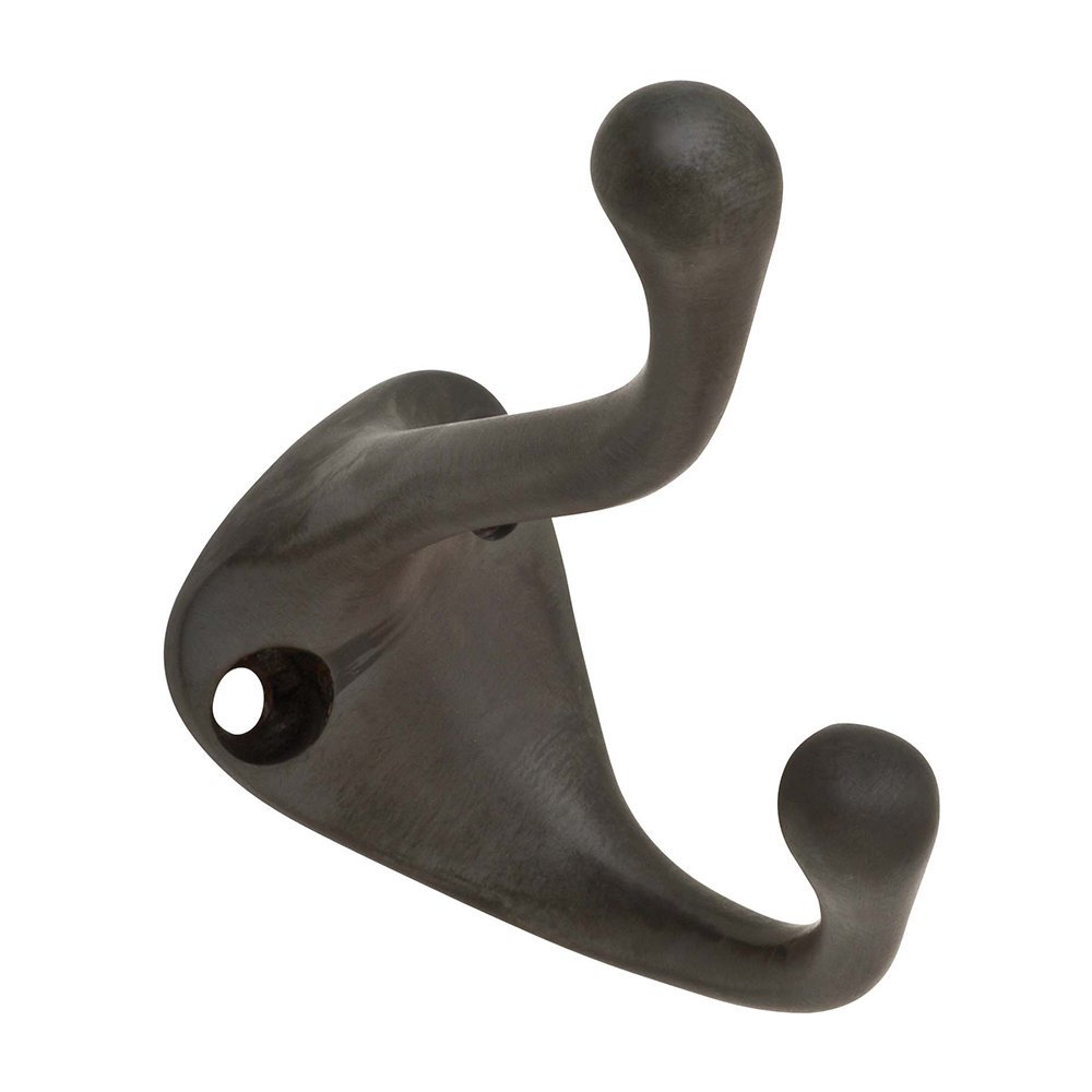 Schlage 572A10B Wall Mounted Coat & Hat Hook - Heavy Duty Rust-Resistant Entryway Hanger for Jackets, Bags & Accessories - Perfect for Mudrooms, Hallways & Closets