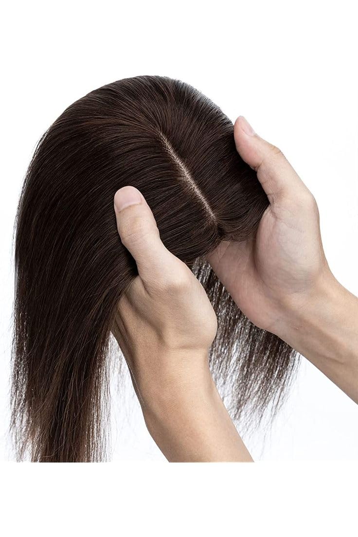 Premium Hair Toppers for Women - Natural Looking Human Hair Topper for Thinning Hair & Volume Enhancement | Scalp Coverage Solution for Everyday Wear, Special Occasions & Confidence Boost