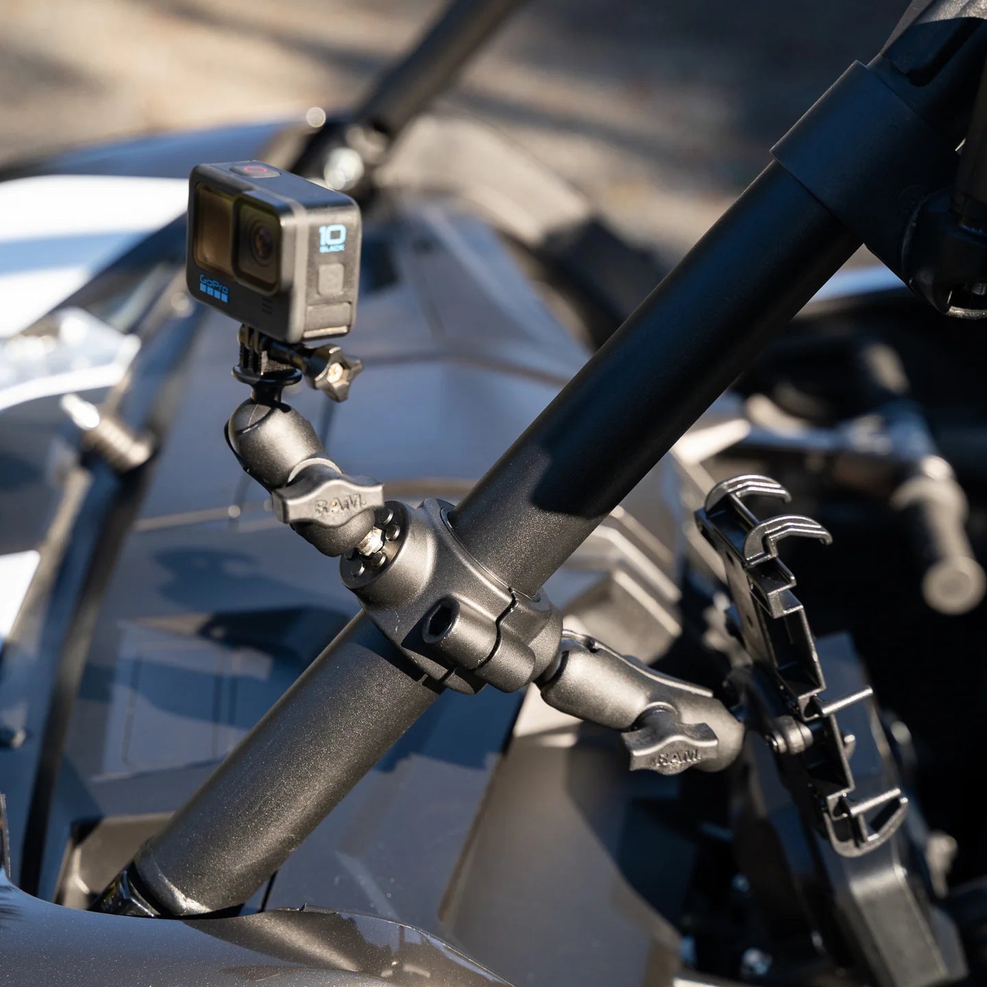 RAM Add-A-Ball Mount for RAM Torque Large Rail Bases (RAM-B-337-1U) - Secure Phone & GPS Holder for Trucks, Boats & Motorcycles