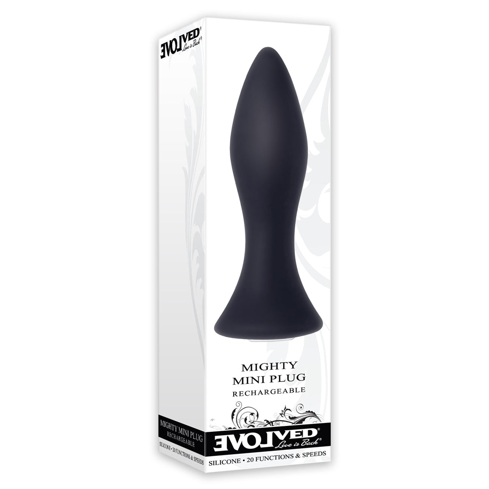 Premium Silicone Mighty Mini Vibrating Butt Plug for Women & Men - Remote Control, Waterproof, Rechargeable - Perfect for Couples Play, Solo Exploration & BDSM Adventures