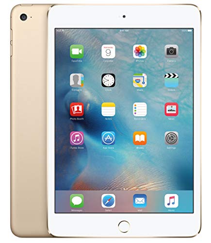 Apple iPad Mini 4 16GB WiFi Tablet with 8MP Camera - Gold (Renewed) | Portable Entertainment, Reading & Productivity Device for Students, Professionals & Travelers