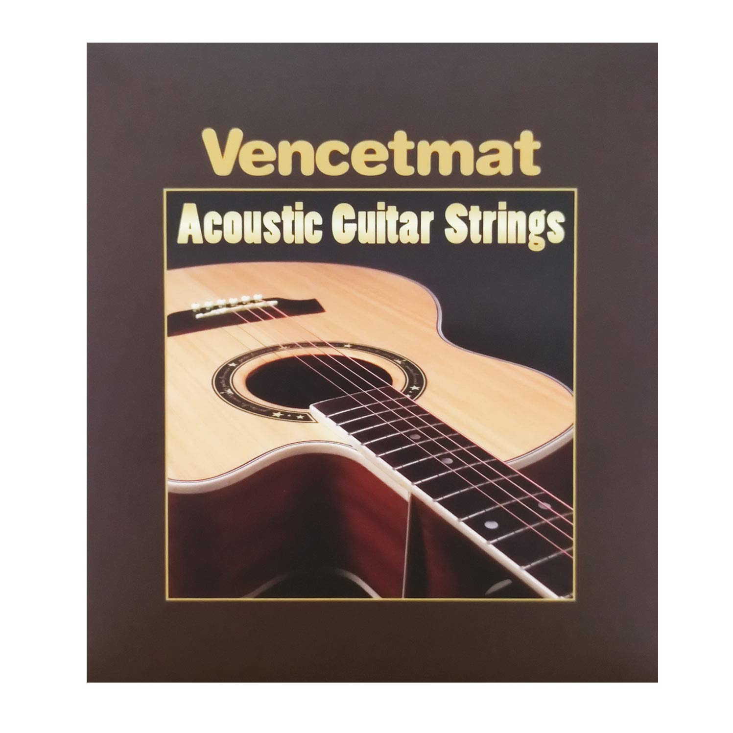 Premium Acoustic Guitar High E Strings - Light Tension, Corrosion-Resistant Brass for Bright Balanced Tone (10-Pack) | Perfect for Beginners, Performances & Studio Recording