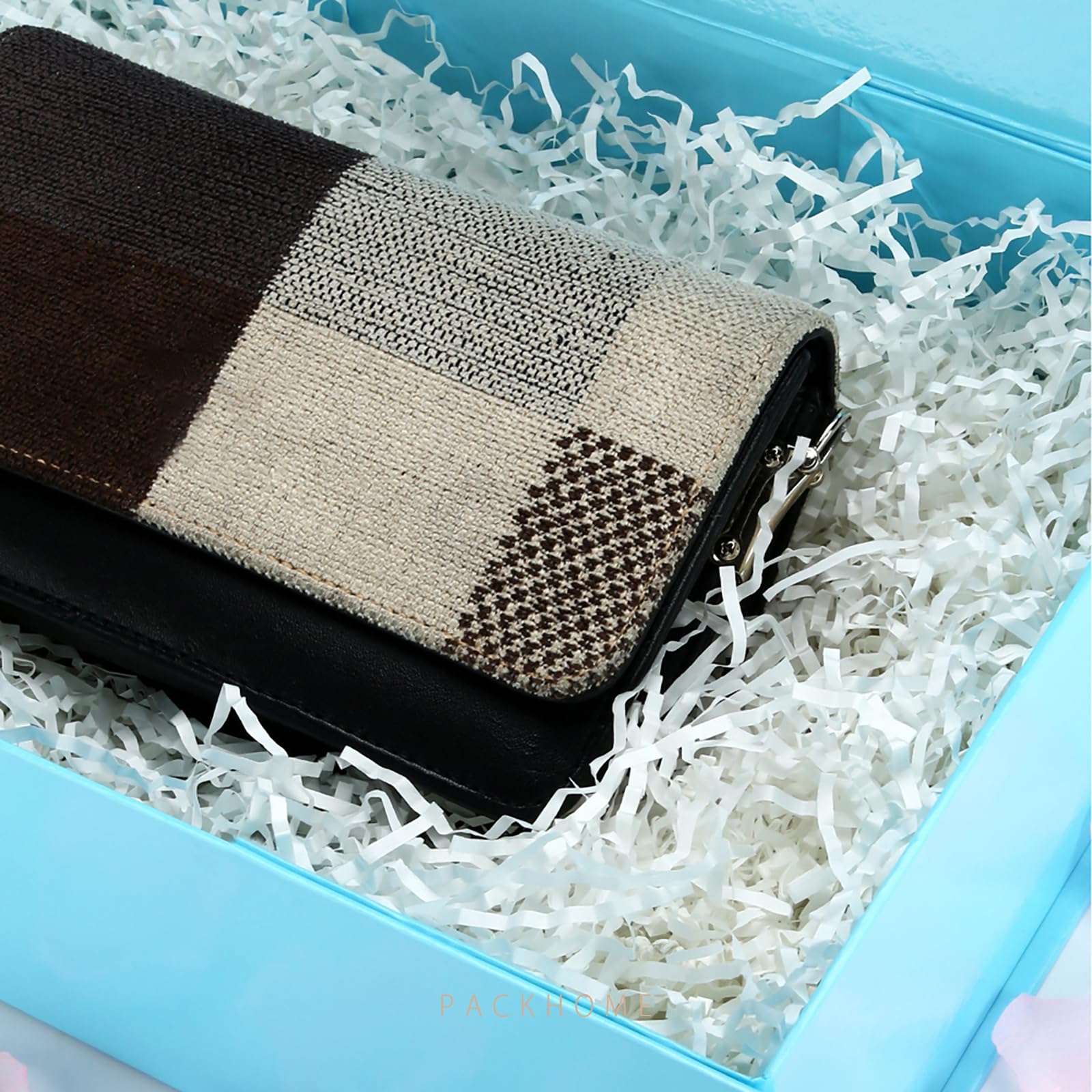 PACKHOME 6 Large Gift Boxes 13.5x9x4.1in - Sturdy Magnetic Closure (Glossy Blue) for Gifts & Storage