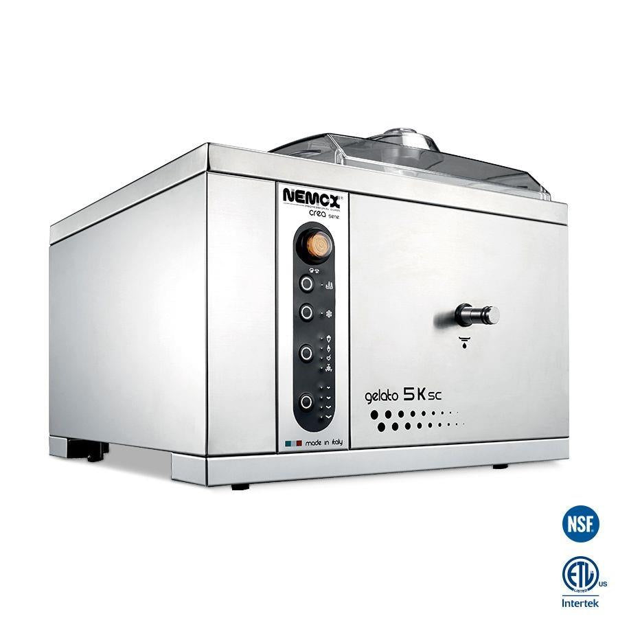Nemox Gelato Chef 5K Crea - Professional Ice Cream Maker for Home & Commercial Use | Perfect for Gelato, Sorbet, Frozen Yogurt Making | Ideal for Restaurants, Cafes & Home Chefs