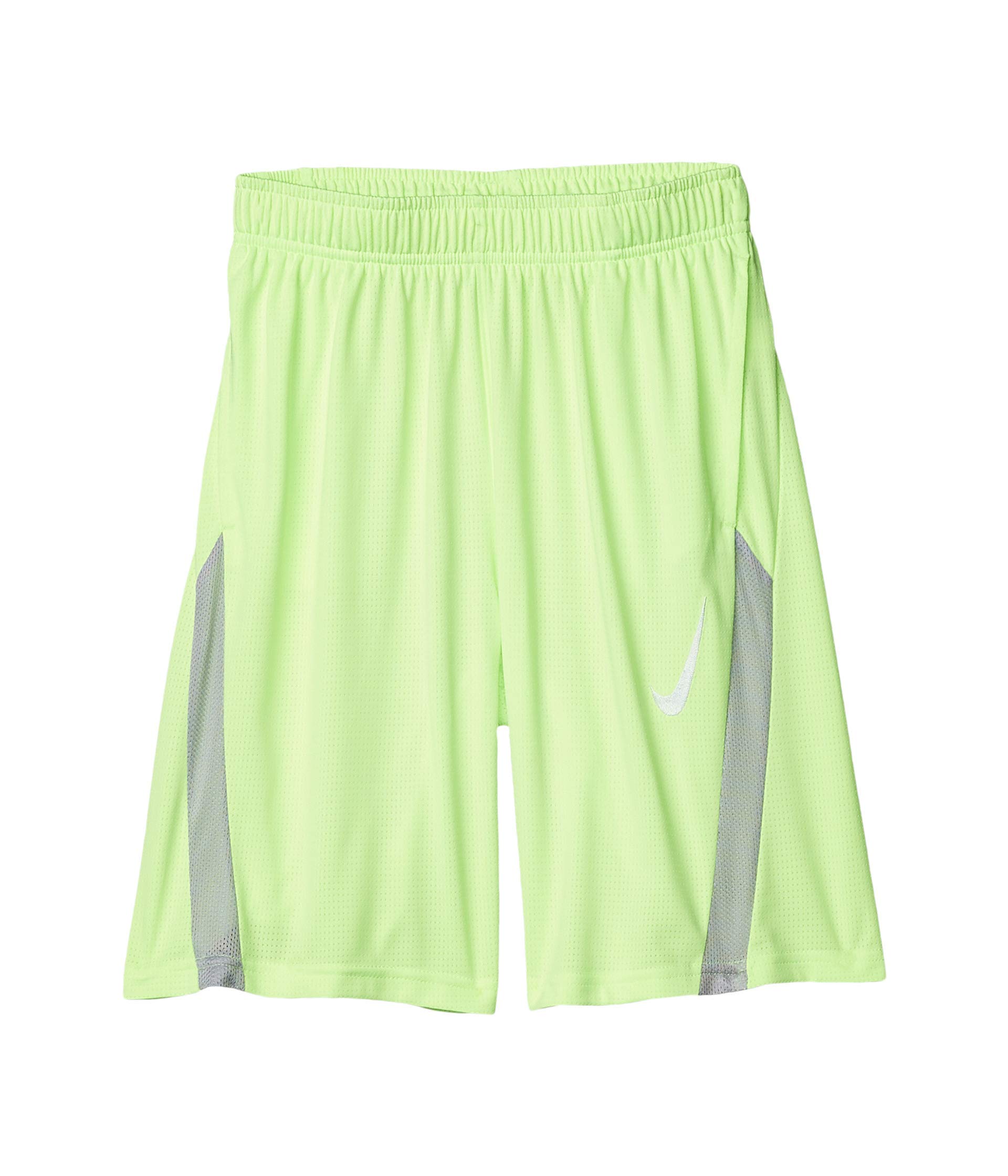 Nike Boys' Core Training Shorts - Big Kids (14-16) | Ghost Green, Light Smoke Grey & White | Athletic Wear for Running, Basketball & Gym Workouts