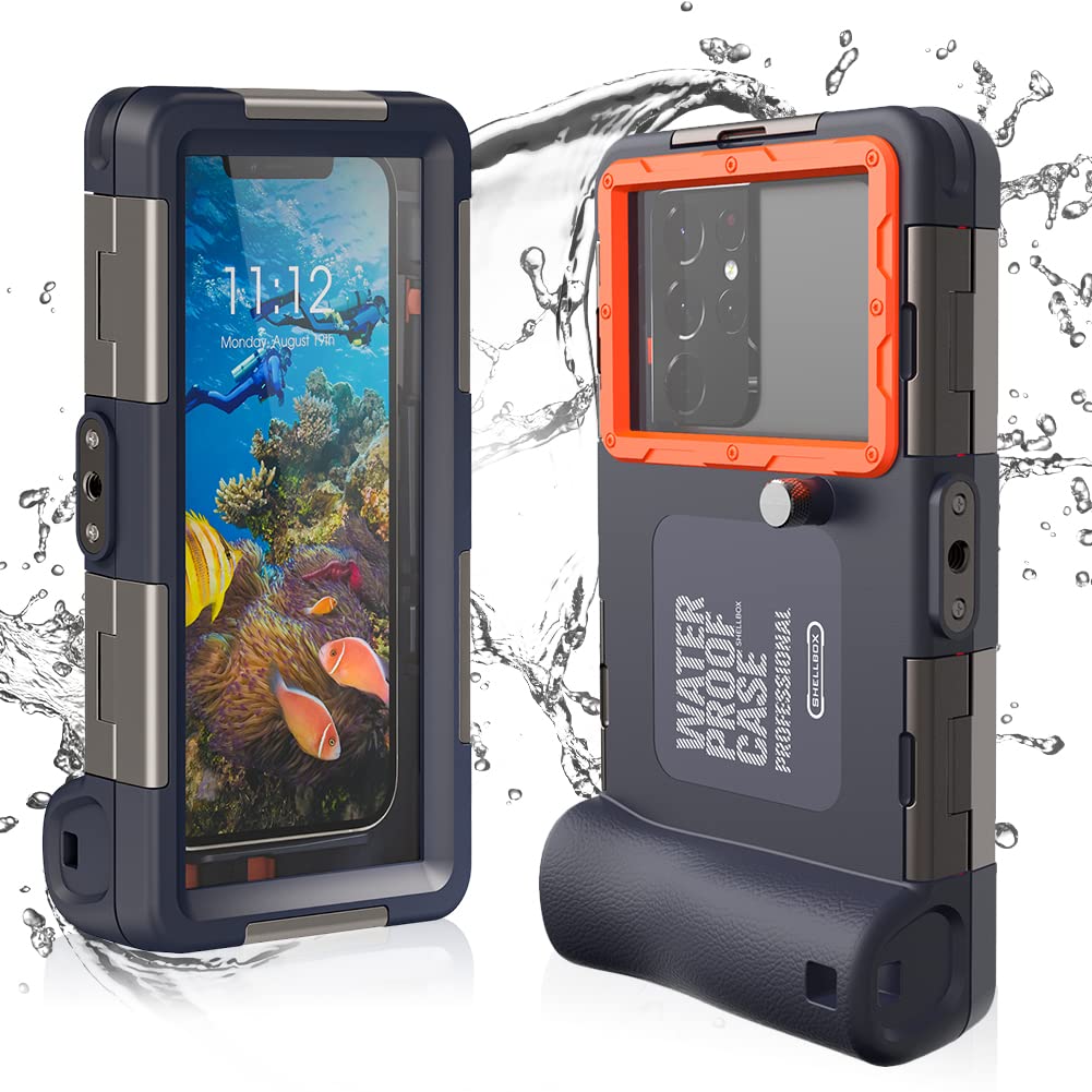 YIXXI Waterproof Phone Case for iPhone 14/13/12/11 Pro Max/Mini/XR/X/Xs & Samsung Galaxy S22/S21/S20/S10 Ultra - Professional Underwater Diving Case with Lanyard - Perfect for Snorkeling, Swimming, Beach & Pool Activities