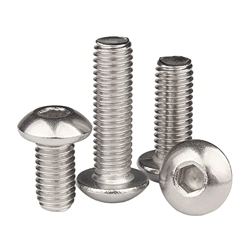 25Pcs M4×14mm 304 Stainless Steel Hex Socket Cap Screws - for DIY & Machinery