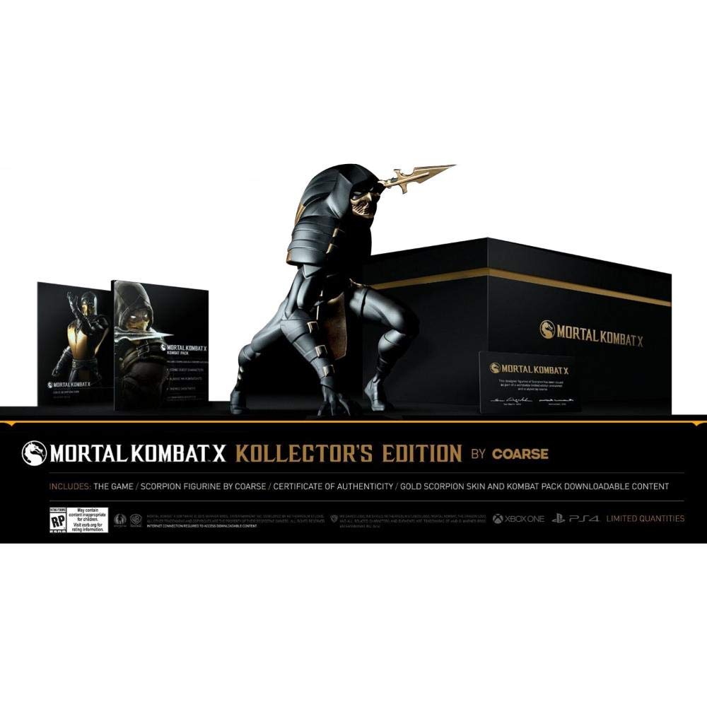 Mortal Kombat X: Kollector's Edition for Xbox One - Limited Edition Fighting Game with Exclusive Collectibles | Perfect for Gamers and MK Fans