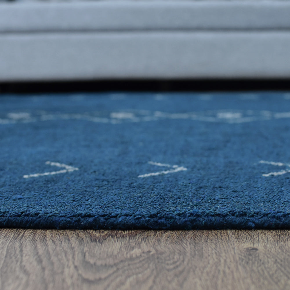 Hand Knotted Wool Area Rug - Soft & Durable Persian Style Carpet for Living Room, Bedroom, Dining Room - Perfect for Home Decor & Cozy Spaces