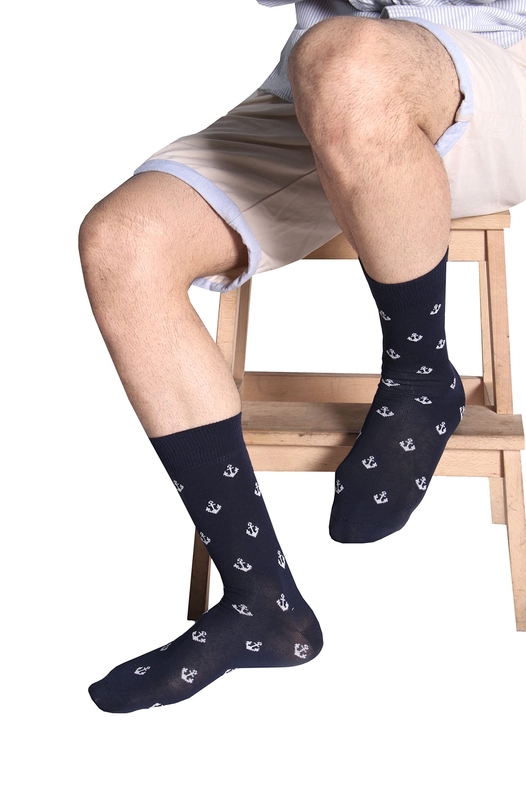 Premium Men's Crew Socks Gift Box - 6 Pairs Soft Cotton Casual Athletic Socks for Everyday Wear, Workout & Gifts - Breathable Comfort for Office, Gym & Travel